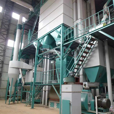 Low Noise 1TPH To 3TPH Feed Pellet Production Line For Poultry Animal